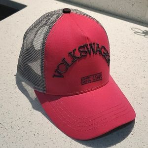 VW Volkswagen Pink & Gray Hat